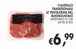 èccoMI Culatele tradizionale le tentazioni del buongustaio offerta