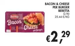 èccoMI Beretta Bacon Cheese per Burger offerta