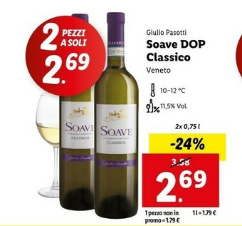 Lidl Soave dop classico offerta