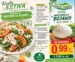 èccoMI Mozzarella Bojano Valle Verde offerta