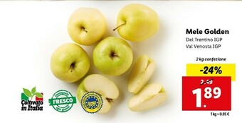 Lidl Mele golden offerta