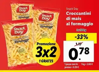 Lidl Croccantino di mais al formaggio 100 g(ml) offerta
