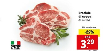 Lidl Braciole di coppa di suino offerta
