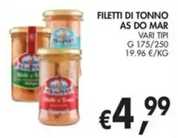èccoMI Filetti di tonno as do mar offerta