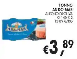 èccoMI Tonno As do Mar all'olio di oliva offerta