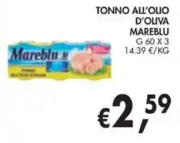 èccoMI Tonno all'olio d'oliva Mareblu offerta