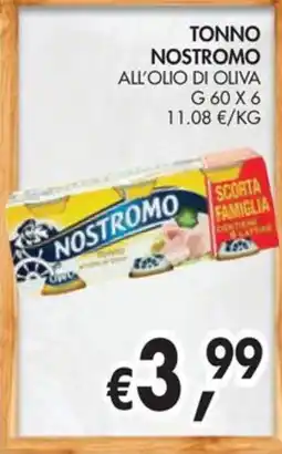 èccoMI Tonno Nostromo all'olio di oliva offerta