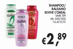 èccoMI Elvive L'Oréal Shampoo/Balsamo offerta