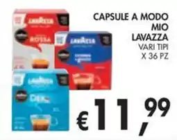 èccoMI Capsule a modo mio Lavazza offerta