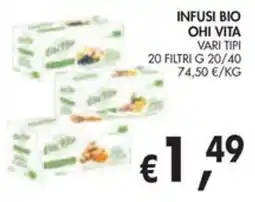 èccoMI Infusi bio Ohì Vita offerta