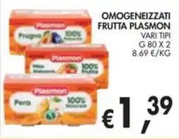 èccoMI Frutta Plasmon offerta