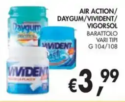 èccoMI Air Action/Daygum/Vivident/Vigorsol offerta