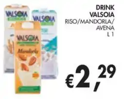 èccoMI Drink Valsoia Riso/Mandorla/Avena offerta