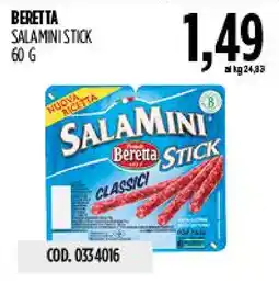 Carico Cash & Carry Beretta Salamini Stick Classici offerta