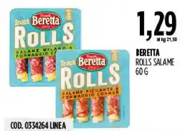 Carico Cash & Carry Beretta rolls salame offerta