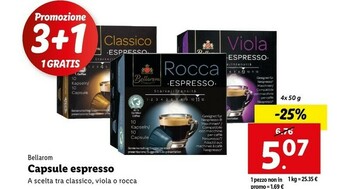 Lidl Bellarom capsule espresso offerta