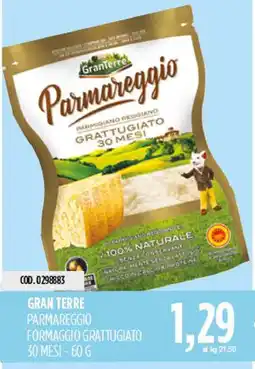 Carico Cash & Carry GranTerre Parmareggio formaggio grattugiato offerta