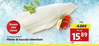 Lidl Filetto di baccalà ammollato offerta