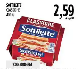 Carico Cash & Carry Sottilette classiche offerta