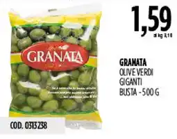 Carico Cash & Carry Granata olive verdi giganti offerta