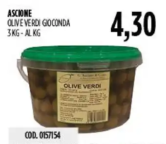 Carico Cash & Carry Olive verdi Gioconda offerta