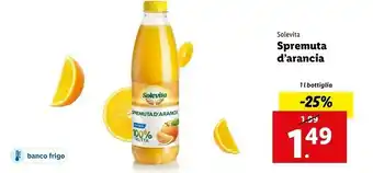 Lidl Spremuta d'arancia con polpa 100% frutta 1000 g(ml) offerta