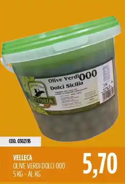 Carico Cash & Carry Velleca Olive Verdi Dolci 000 offerta