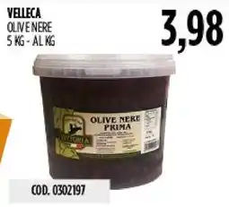 Carico Cash & Carry Olive nere prima Velleca offerta