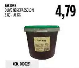 Carico Cash & Carry Ascione olive nere passoloni offerta