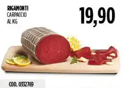 Carico Cash & Carry Rigamonti carpaccio offerta