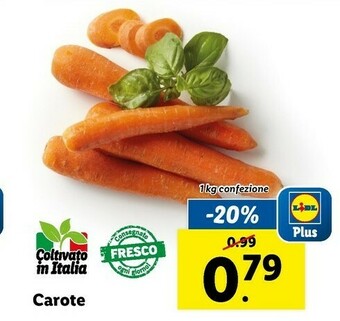Lidl Carote offerta