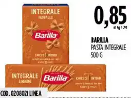 Carico Cash & Carry Barilla pasta integrale offerta