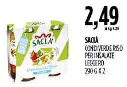 Carico Cash & Carry Saclà condive de riso per insalate leggero offerta