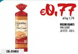 Carico Cash & Carry Mulino Bianco Pan Carré offerta