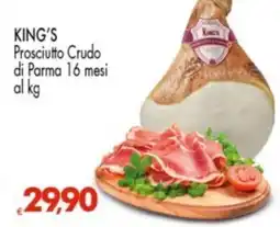 Despar King's Prosciutto Crudo di Parma offerta