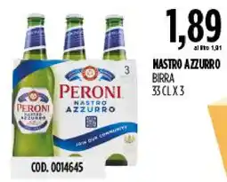 Carico Cash & Carry Peroni Nastro Azzurro offerta