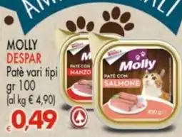 Despar Molly Patè vari tipi offerta