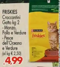 Despar Friskies Croccantini Gatto offerta