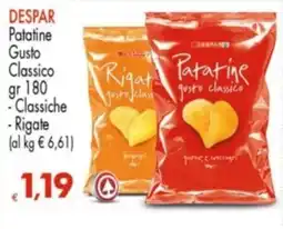 Despar Patatine gusto classico offerta