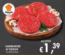 èccoMI Fatida Hamburger ai funghi offerta