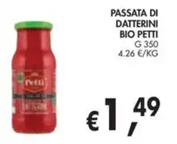 èccoMI Passata di datterini bio Petti offerta