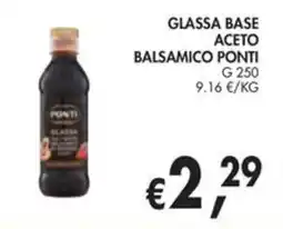 èccoMI Glassa base aceto balsamico Ponti offerta
