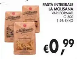 èccoMI Pasta integrale La Molisana offerta