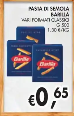 èccoMI Pasta di semola Barilla offerta