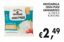 èccoMI Mozzarella oggi puoi granarolo offerta