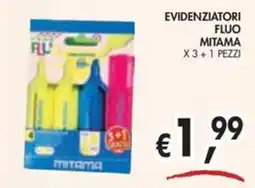 èccoMI Evidenziatori fluo Mitama offerta