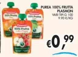 èccoMI Purea 100% frutta Plasmon offerta