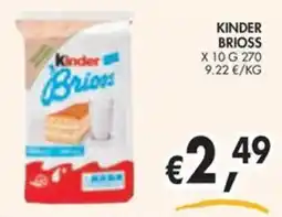 èccoMI Kinder Brioss offerta