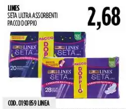 Carico Cash & Carry Lines seta ultra assorbenti offerta