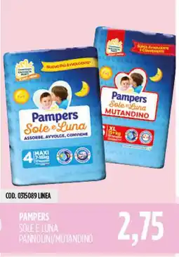 Carico Cash & Carry Pampers Sole e Luna Pannolini/Mutandino offerta